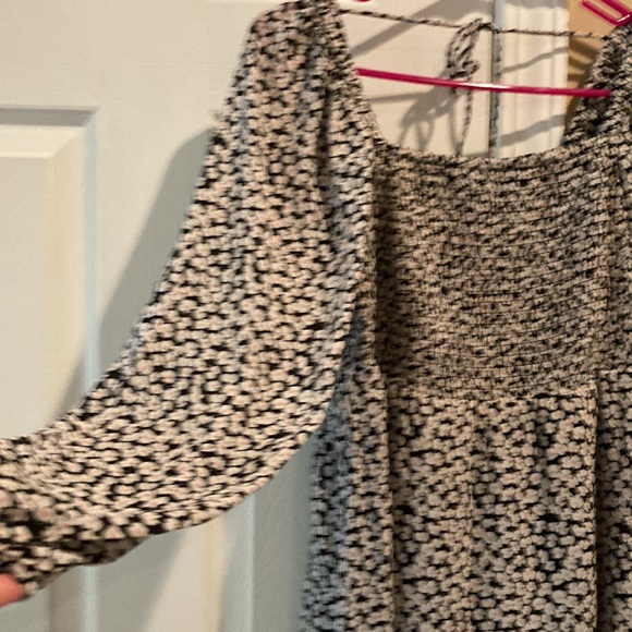 EUC A Pea in the Pod floral maternity dress size XS long puffy sleeve - Picture 2 of 8